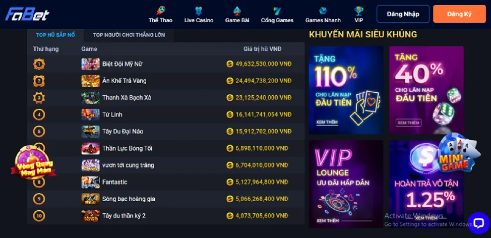 Chương trình VIP độc quyền MV666
